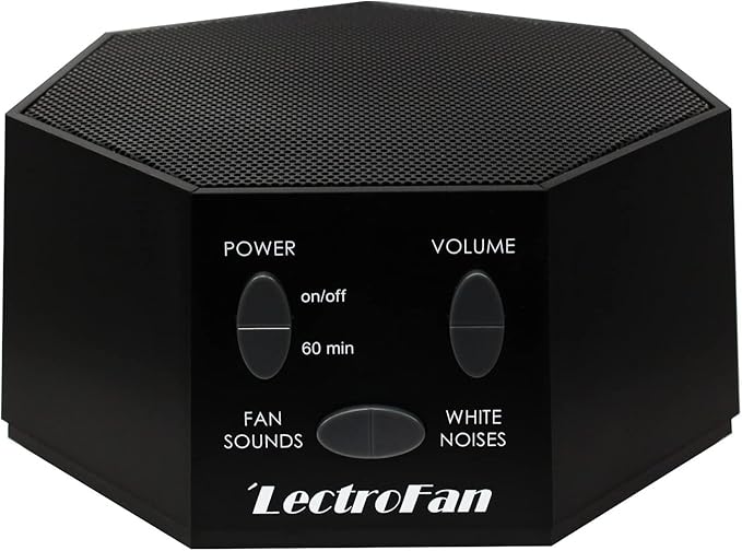 LectroFan High Fidelity White Noise Machine with  Non-Looping Fan