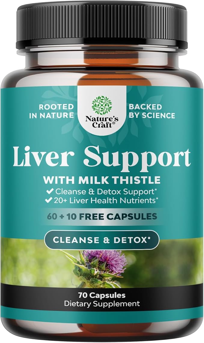 Liver Cleanse Detox & Repair Formula with Milk Thistle