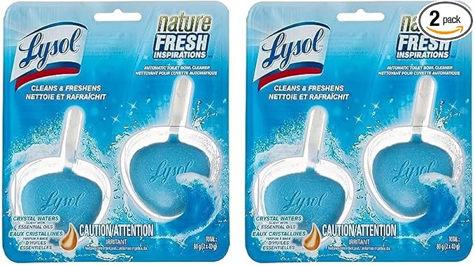 Lysol Automatic Cleans and Freshens Toilet Bowl Cleaner