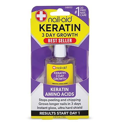 Nail-Aid Keratin Growth Nail Treatment & Strengthener