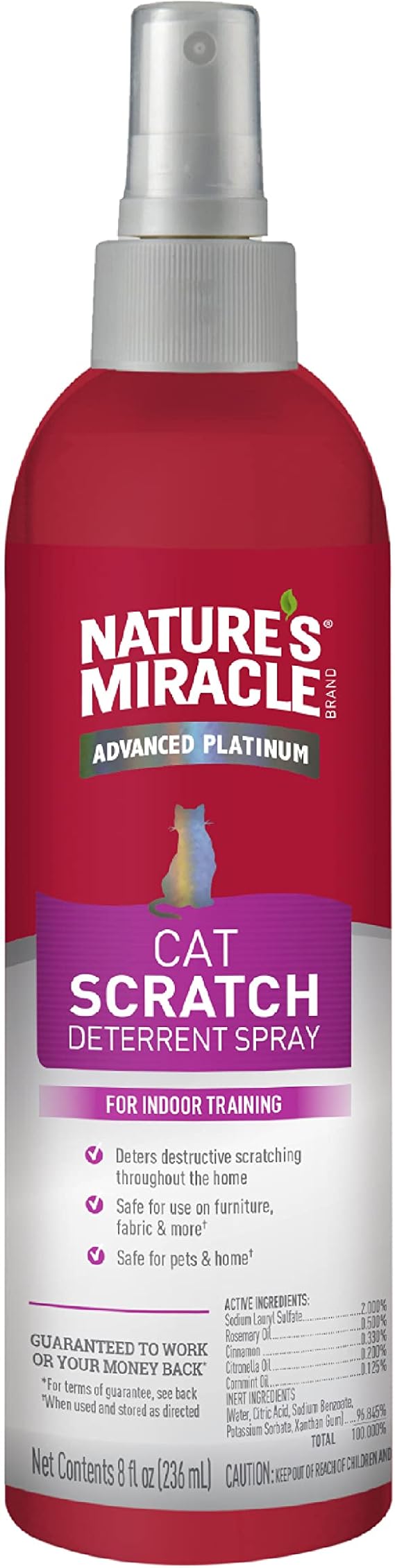 Nature's Miracle Advanced Platinum Cat Scratch Deterrent Spray