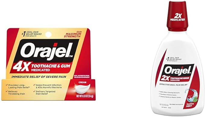 Orajel 4X for Toothache & Gum Pain