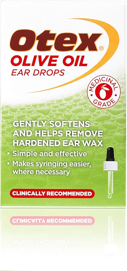 Otex Olive Oil Ear Drops for Natural