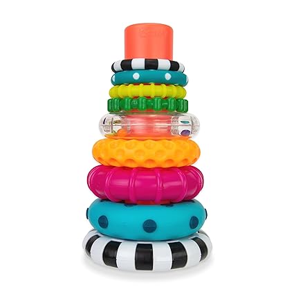 Sassy Stacks of Circles Stacking Ring Toy