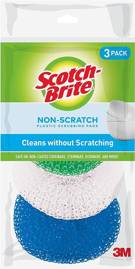 Scotch-Brite Non-Scratch Plastic Scrubbing Pads