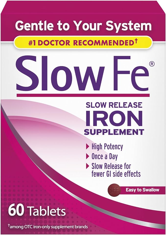 Slow Fe Iron Supplement for Iron Deficiency