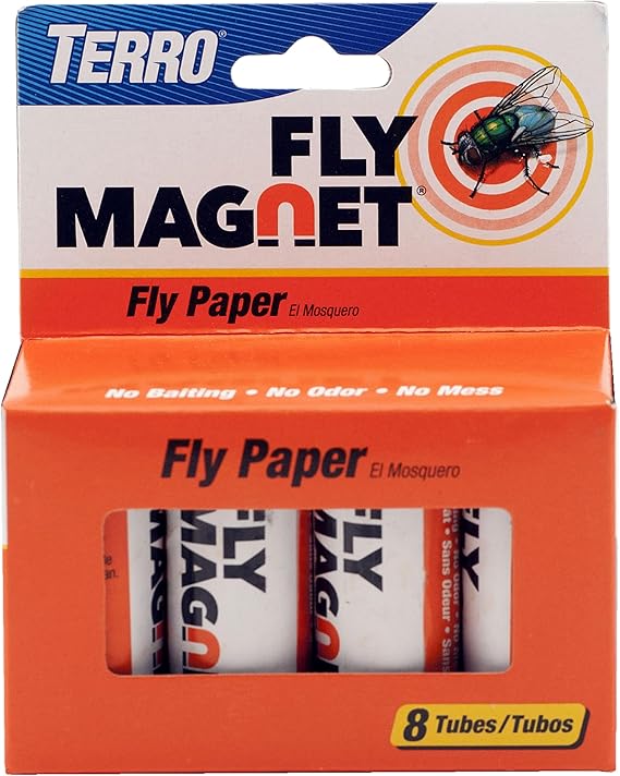 TERRO Fly Magnet Sticky Fly Paper Fly Trap