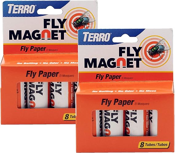 TERRO Magnet Sticky Fly Paper