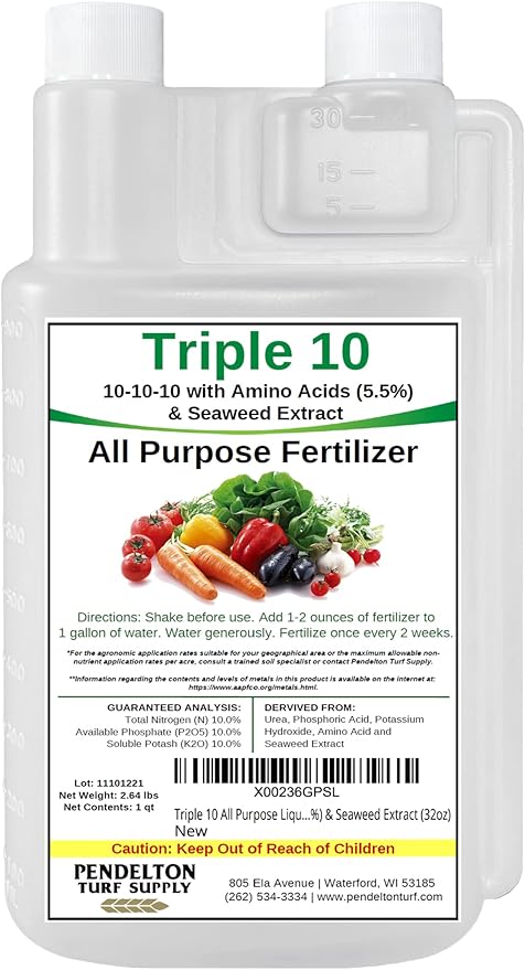 Triple All Purpose Liquid Fertilizer with Amino Acids 