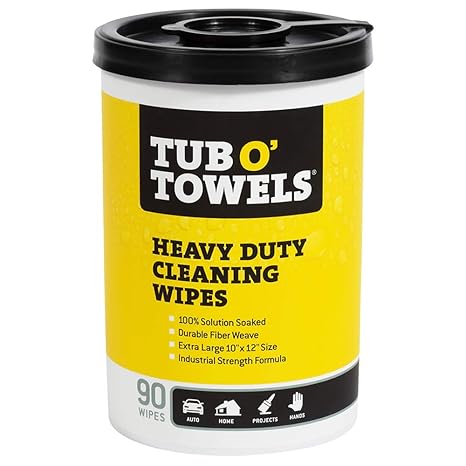 Tub O Towels Heavy-Duty Cleaning Wipes