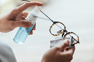 Use a Lens Cleaning Solution