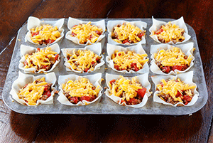 Use a Muffin Tin for Serving Toppings