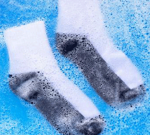 How to get white socks white again