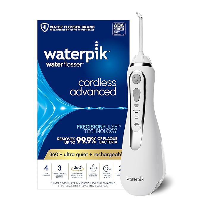 Waterpik Cordless Advanced Water Flosser For Teeth