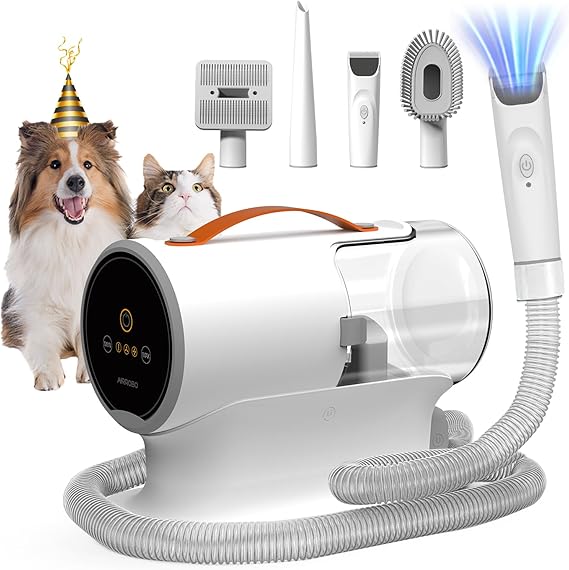 AIRROBO Dog Grooming Vacuum Kit