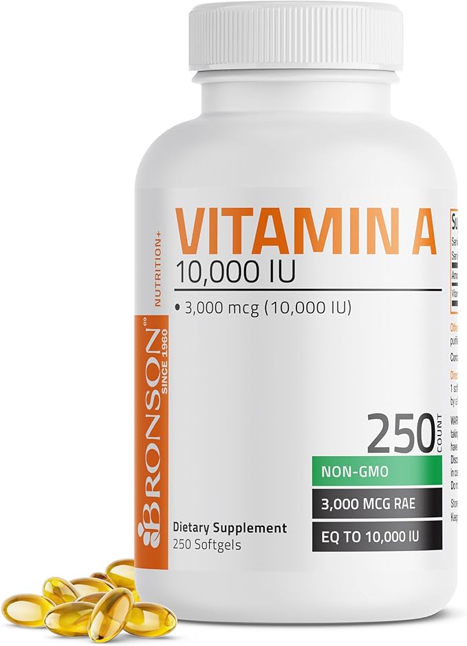 Bronson Vitamin A Formula Supports Healthy Vision & Immune System