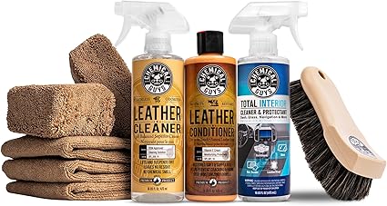 Chemical Guys Leather Cleaner and Conditioner Detailing Kit