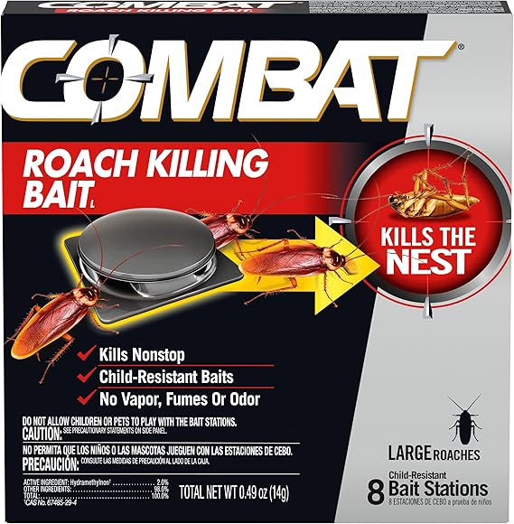 Combat Roach Killing Bait Station For Large Roaches