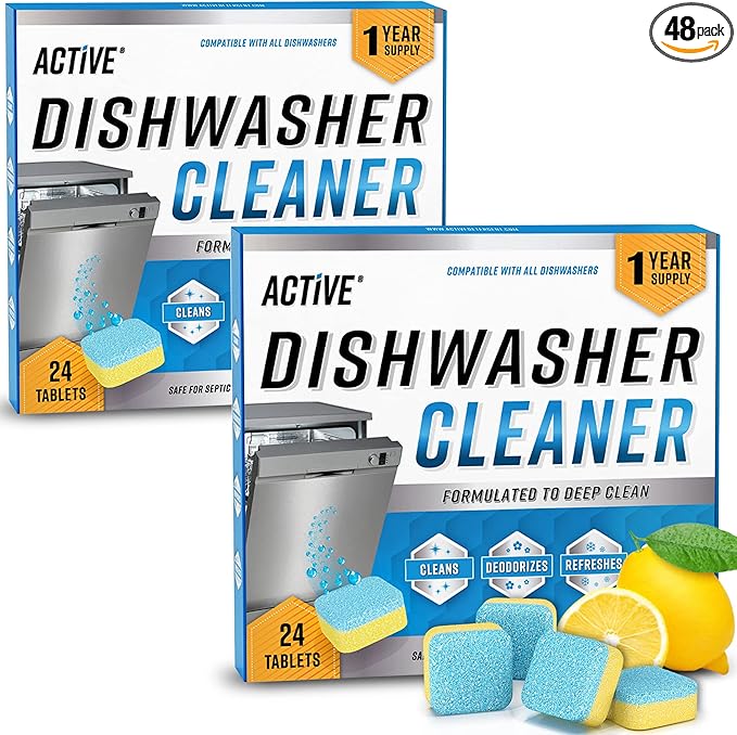 Dishwasher Cleaner Deodorizer Tablets