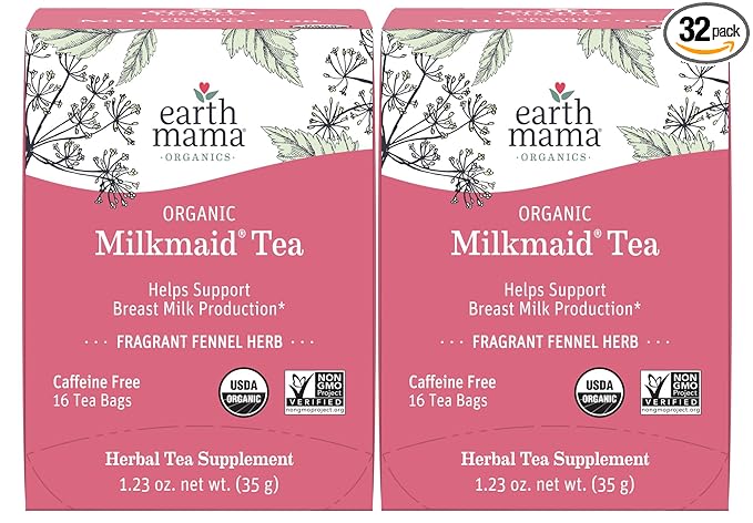 Earth Mama Organic Milkmaid Tea Tea Bags for Breastfeeding