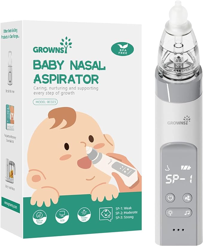 GROWNSY Nasal Aspirator for Baby