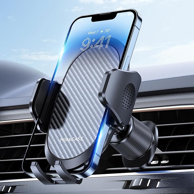 Miracase Phone Holders for Your Car with Newest Metal Hook Clip