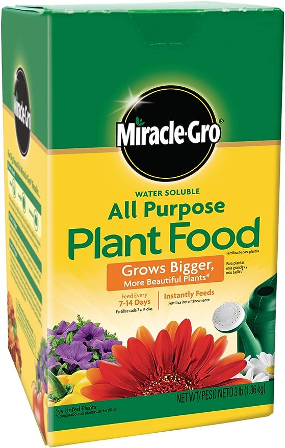 Miracle-Gro Water Soluble All Purpose Plant Food,