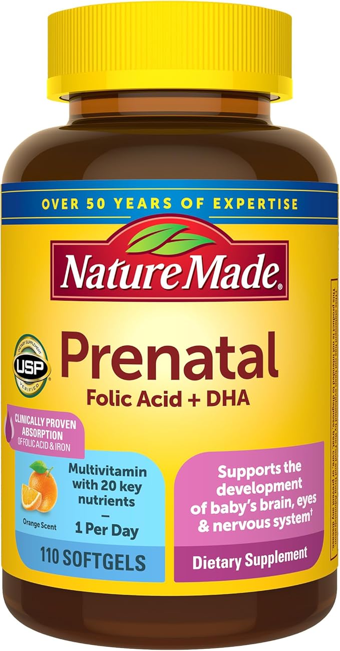 Nature Made Prenatal with Folic Acid + DHA