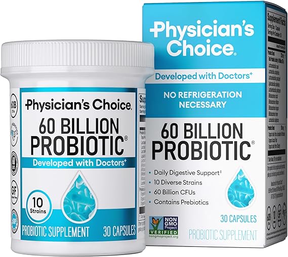 Physician's Choice Probiotics For Digestive & Gut Health Supports