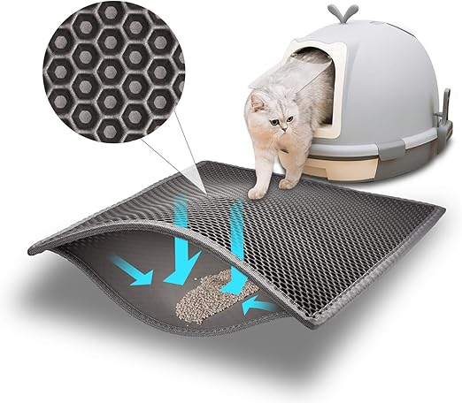 Pieviev Cat Litter Waterproof Trapping Mat