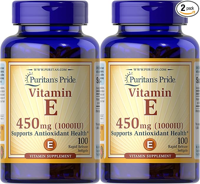 Puritan's Pride Vitamin E Supports Antioxidant Health