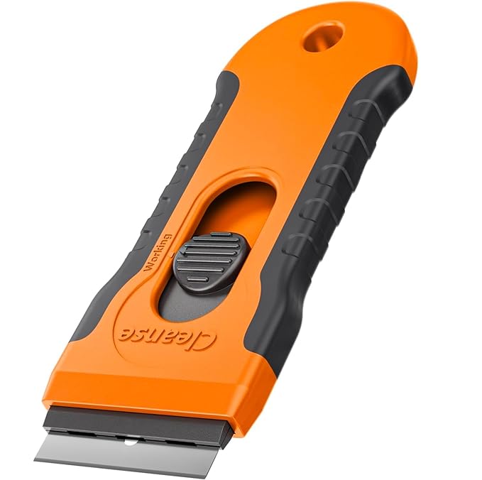 Razor Blade Scraper with Extra Blades Cleaning Tool for Ovens