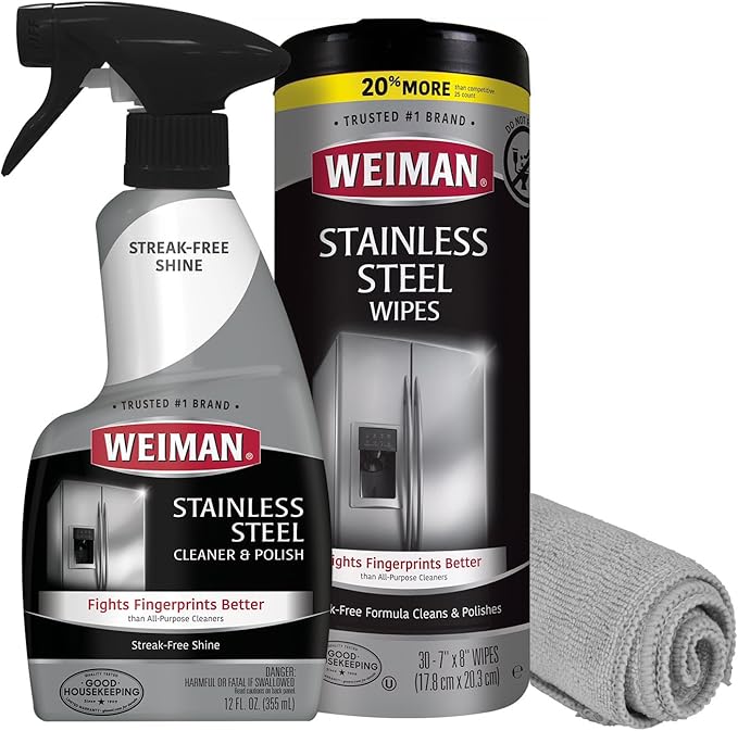 Weiman Stainless Steel Cleaner Kit 