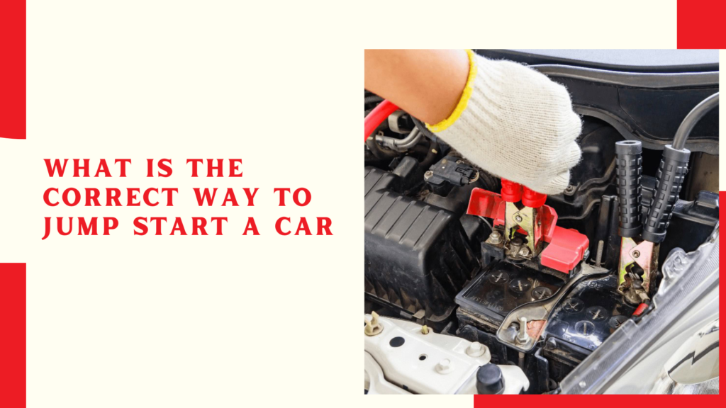 What is the correct way to jump start a car