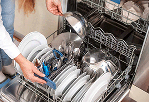 overcrowding dishwasher